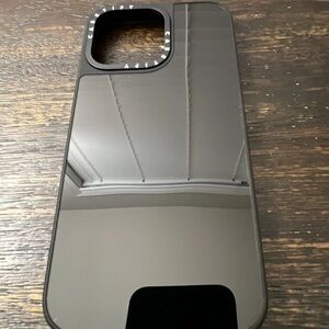 CASETiFY Mirror Case w/MagSafe for Apple iPhone 15 PRO MAX Black w/bumper